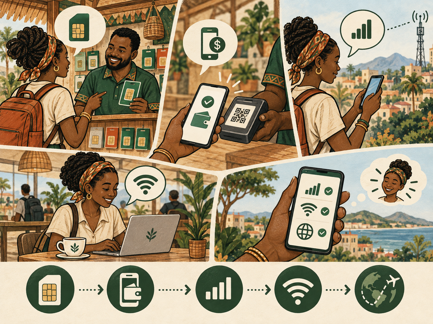 Connected travels, SIM to Wi-Fi